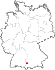 Karte Breitenbrunn, Schwaben